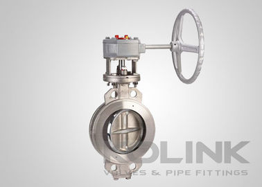 Valvola a farfalla per wafer in acciaio inossidabile classe 150 DN50-DN1200