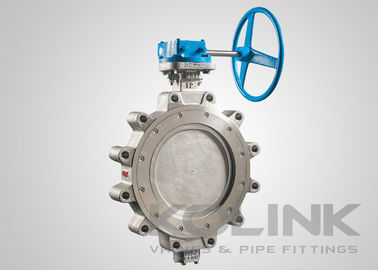 Valvola a farfalla a triplo offset di 2-48 pollici in acciaio inossidabile