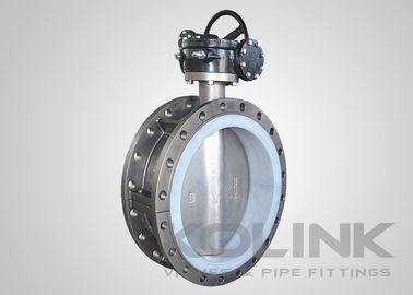 Valvola a farfalla con rivestimento in PTFE 2-48 pollici Classe 150 Disco concentrico