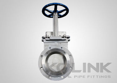 Valvola a saracinesca flangiata con cono deflettore in acciaio inox 2-48 pollici
