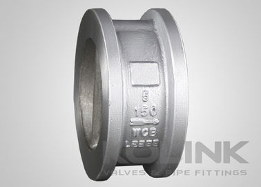 Valvola di ritegno a disco doppio in acciaio fuso tipo wafer 2-48 pollici DN50-DN1200