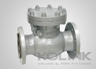 Valvola di controllo di oscillazione in acciaio fuso, classe 150-1500 Valvola non di ritorno WCB con flange