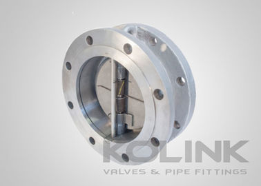 Valvola di controllo a doppia porta a lamina di acciaio inossidabile resiliente e metallo