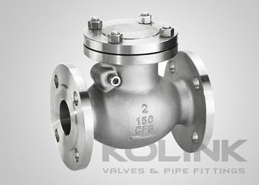 Valvola di controllo oscillante in acciaio inossidabile, CF8 CF8M CF3 CF3M API a fianco EN DIN JIS