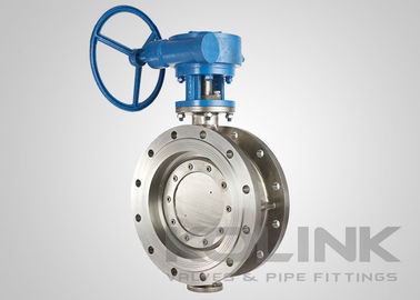 Valvola a farfalla tripla eccentrica unidirezionale a doppio fianco WCB CF8 CF8M