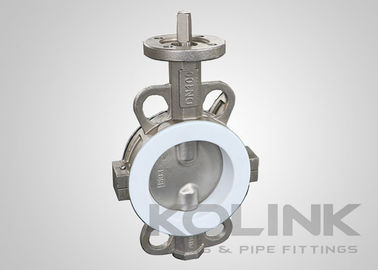 Valvola a farfalla con sede in PTFE concentrica 2-48 pollici Classe 150