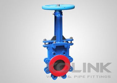 Valvola di porta del coltello con cono di poliuretano per miniere DN50-DN1200