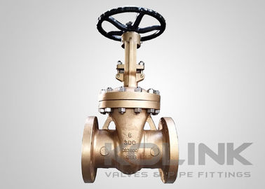Valvola di porta in bronzo, valvola di porta in ottone con cappuccio a bullone Acqua di mare Acqua salata