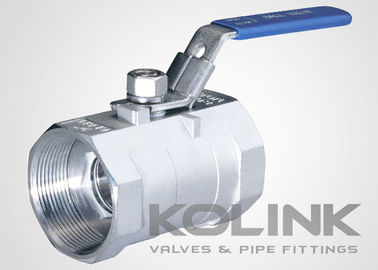 Valvola a sfera in acciaio inossidabile da 1 pezzo BSP Velo NPT Ridotto 1000 WOG