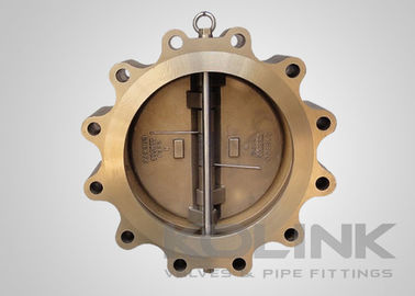 Valvola di controllo a doppia porta in bronzo C95800 AB300 Flanged Long Life Span