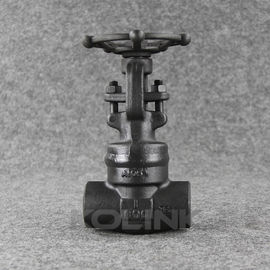 Cappuccio saldato Valvola a sfera in acciaio forgiato Ruota a mano NPT a filo Classe 800-2500