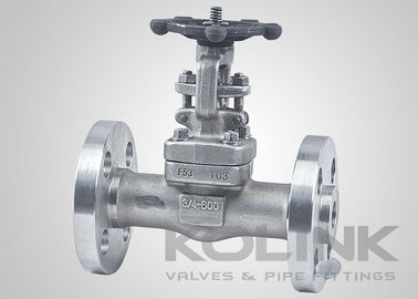 Valvola di porta in acciaio forgiato con flange integrale in acciaio inossidabile F304 F316 CL150-2500