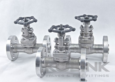 Valvola di porta in acciaio forgiato con flange integrale in acciaio inossidabile F304 F316 CL150-2500