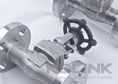 Valvola di porta in acciaio forgiato con flange integrale in acciaio inossidabile F304 F316 CL150-2500