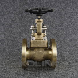 Valvola a sfera di bronzo, con flangia / NPT, JIS CAC703 C95200 C95500 C95800 C83600