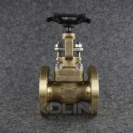 Valvola a sfera di bronzo, con flangia / NPT, JIS CAC703 C95200 C95500 C95800 C83600