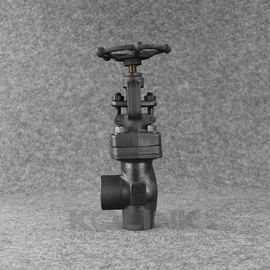 Valvola di blocco angolare in acciaio forgiato SW NPT in acciaio carbonio